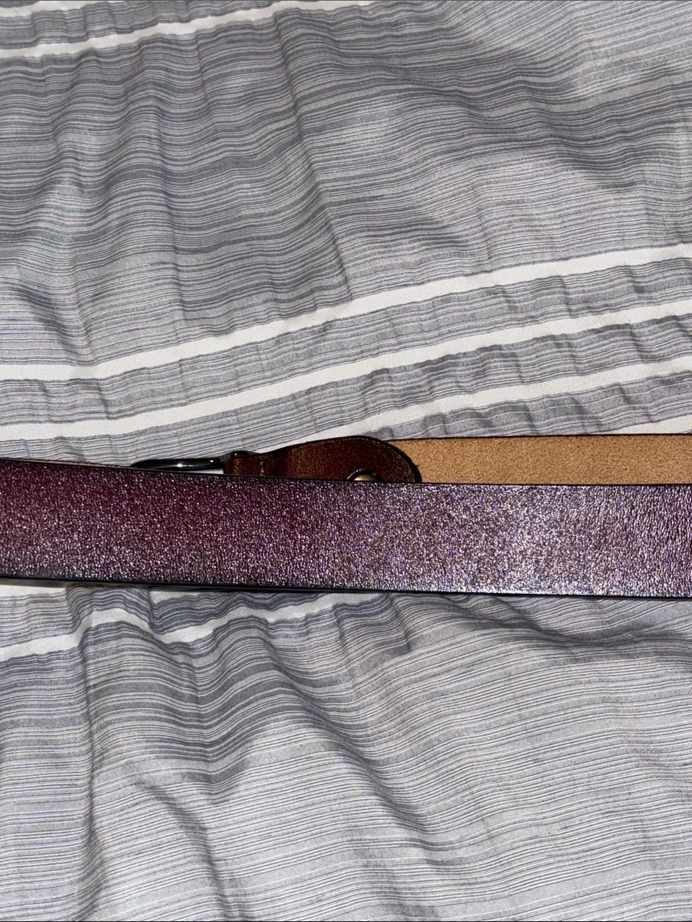 Women’s Leather Belt - Burgundy